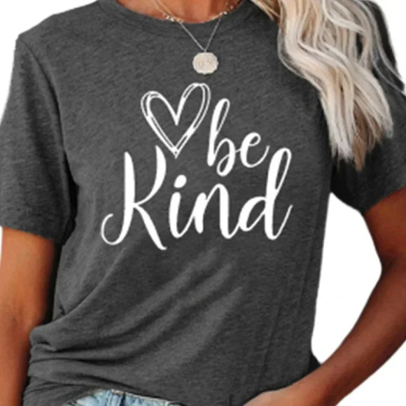 BE KIND NEW WOMENS GRAPHIC TEE TOP TSHIRT SIZE M - Picture 3 of 5